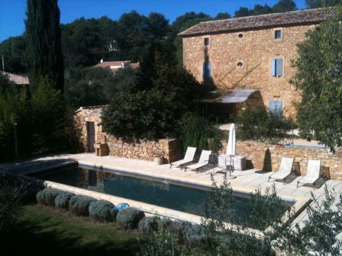 Le Mas Du Cypres, 12 Pers Et Piscine Aigaliers Exterior foto